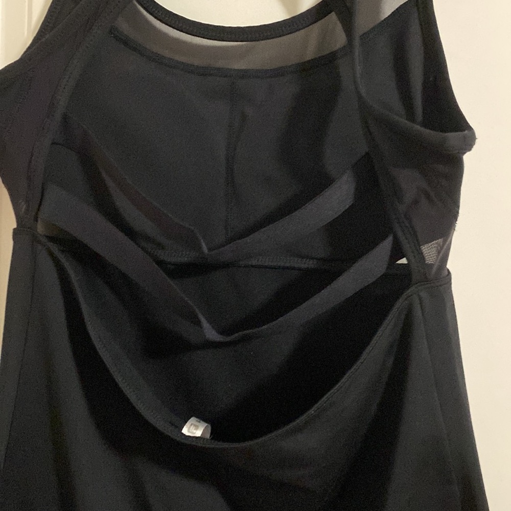 Fabletics Nwt Black Compression Jersey Racerback … - image 3